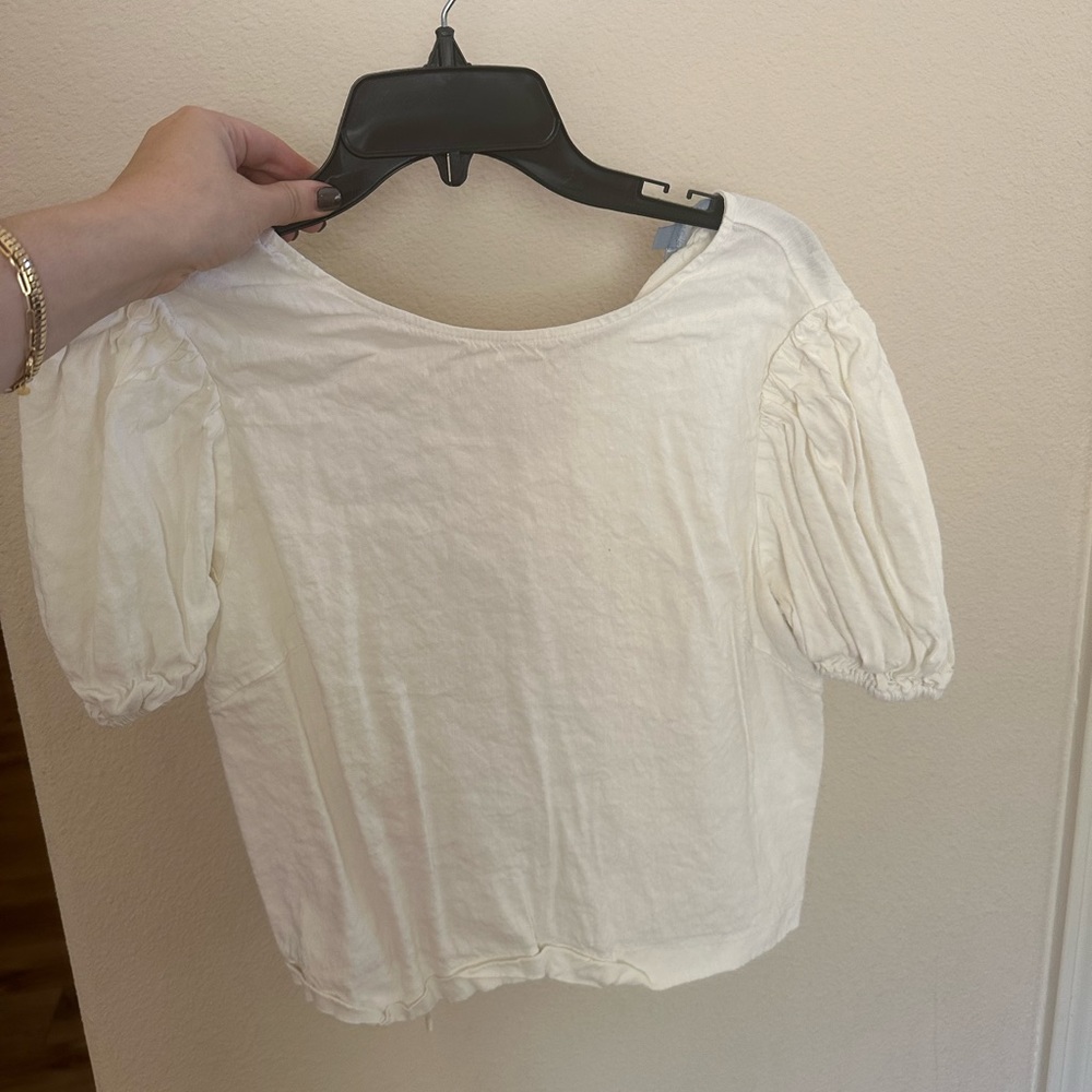 Cream Blouse